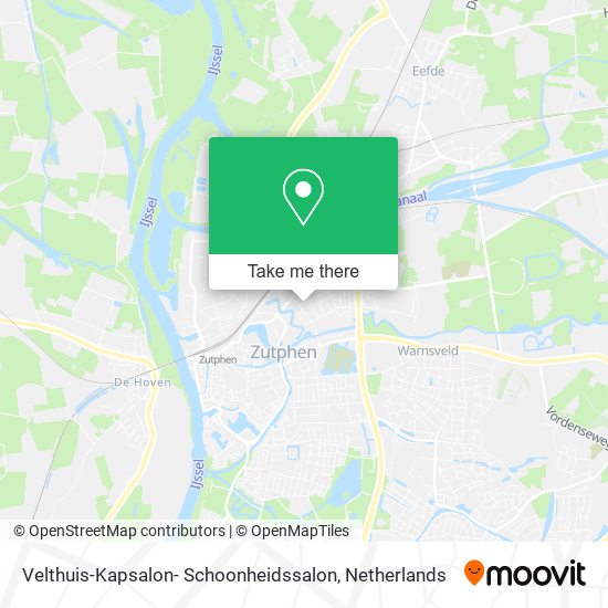 Velthuis-Kapsalon- Schoonheidssalon map