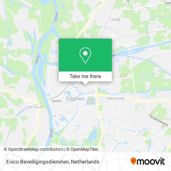 Evico Beveiligingsdiensten map