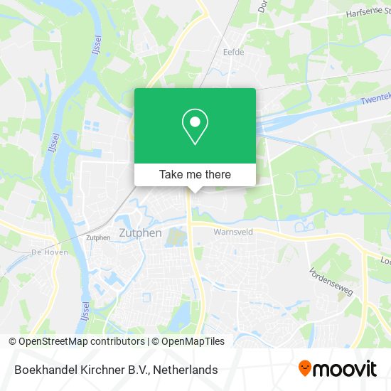 Boekhandel Kirchner B.V. map