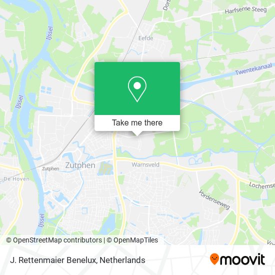 J. Rettenmaier Benelux Karte