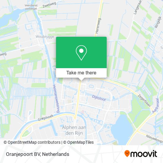 Oranjepoort BV map