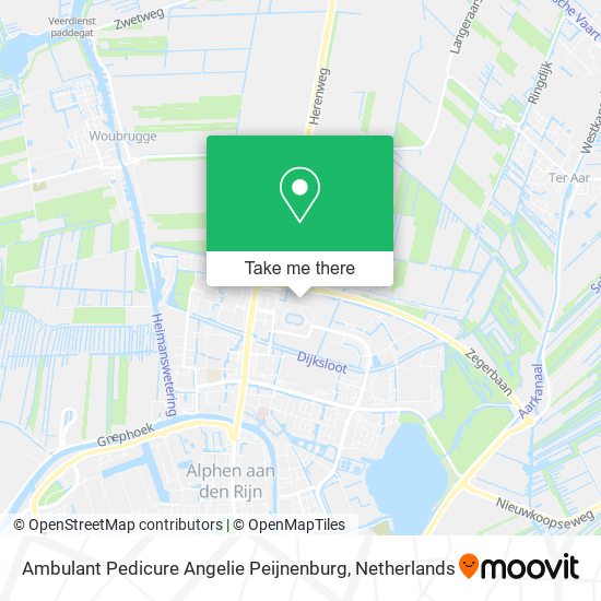 Ambulant Pedicure Angelie Peijnenburg Karte