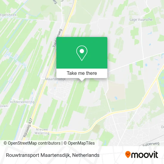 Rouwtransport Maartensdijk map