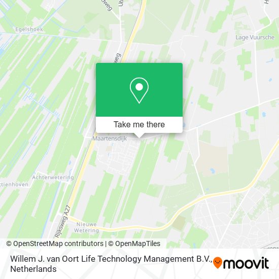 Willem J. van Oort Life Technology Management B.V. map