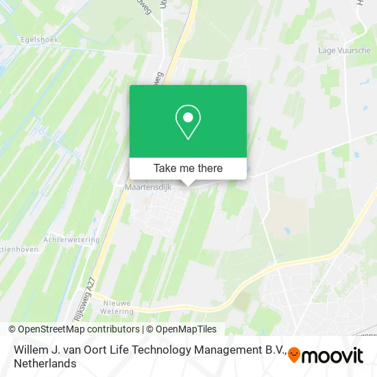 Willem J. van Oort Life Technology Management B.V. map