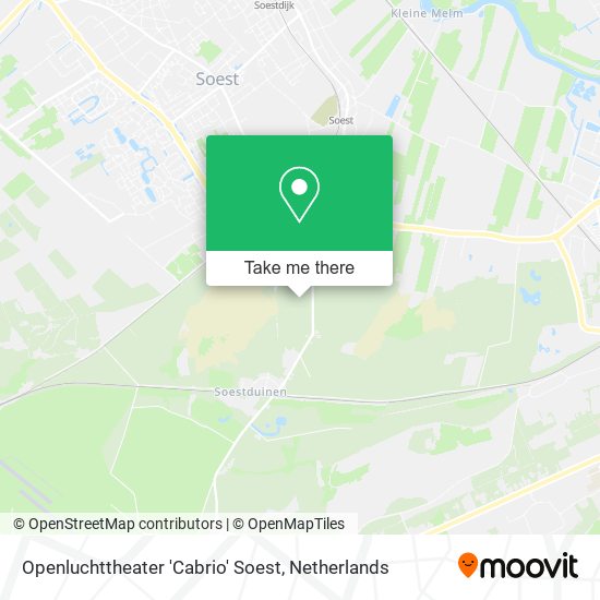 Openluchttheater 'Cabrio' Soest map