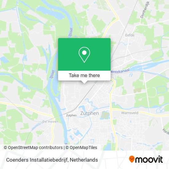 Coenders Installatiebedrijf map