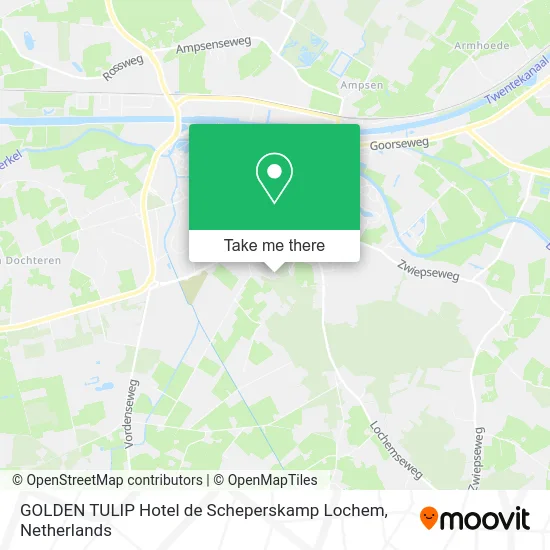 GOLDEN TULIP Hotel de Scheperskamp Lochem map