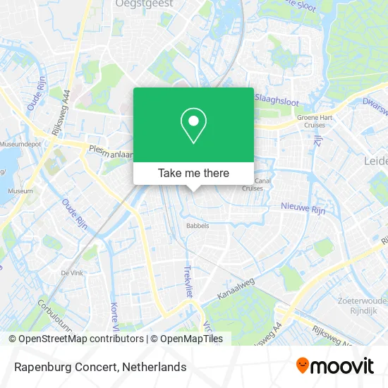 Rapenburg Concert map