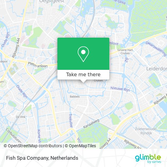 Fish Spa Company map