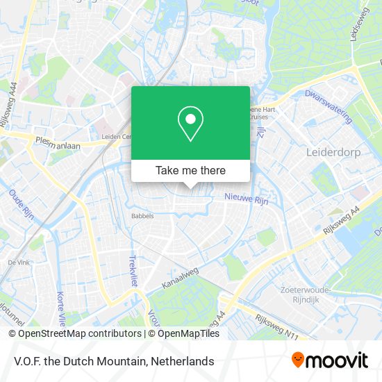 V.O.F. the Dutch Mountain map