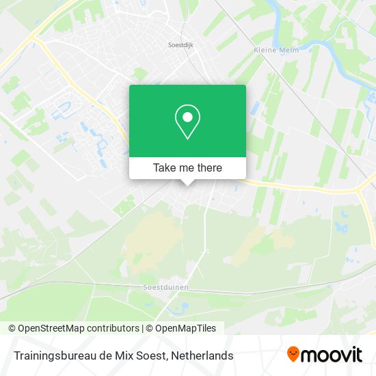 Trainingsbureau de Mix Soest map