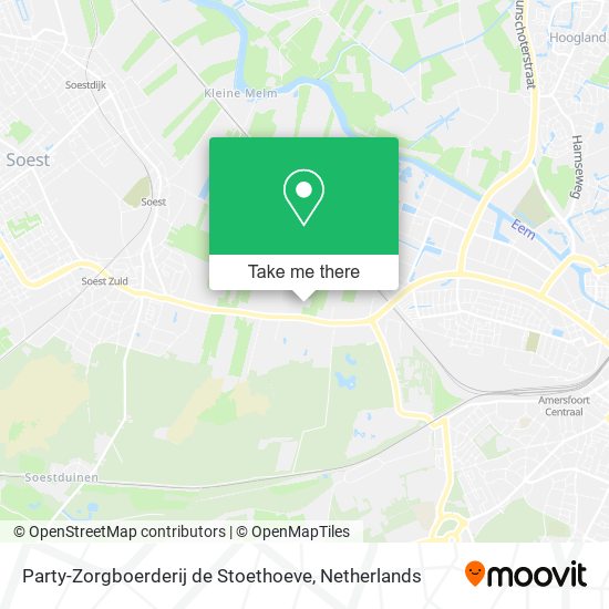 Party-Zorgboerderij de Stoethoeve map