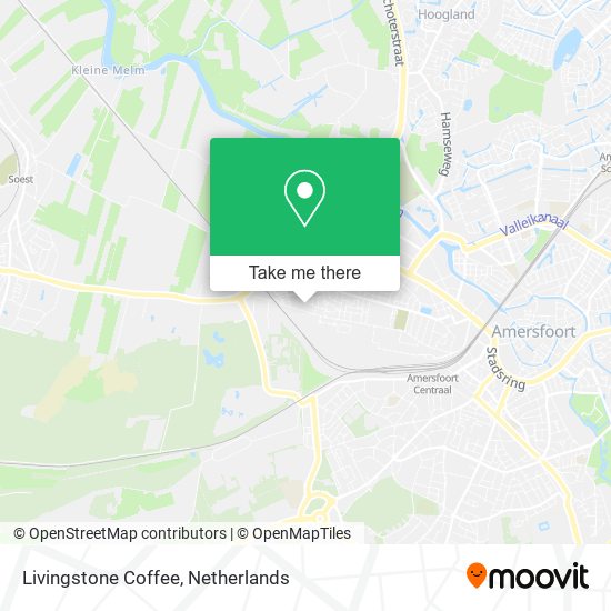 Livingstone Coffee map