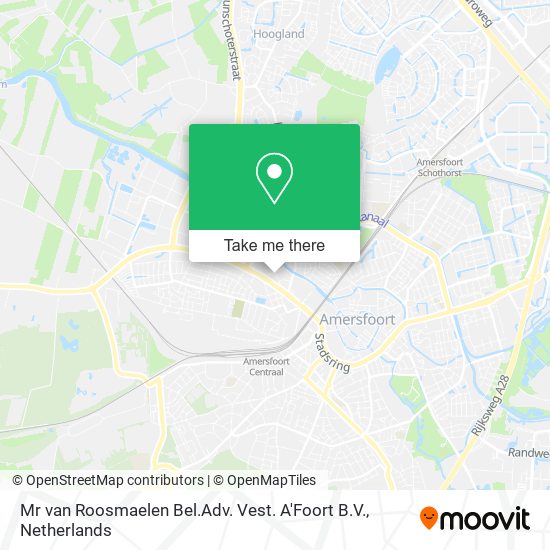 Mr van Roosmaelen Bel.Adv. Vest. A'Foort B.V. map