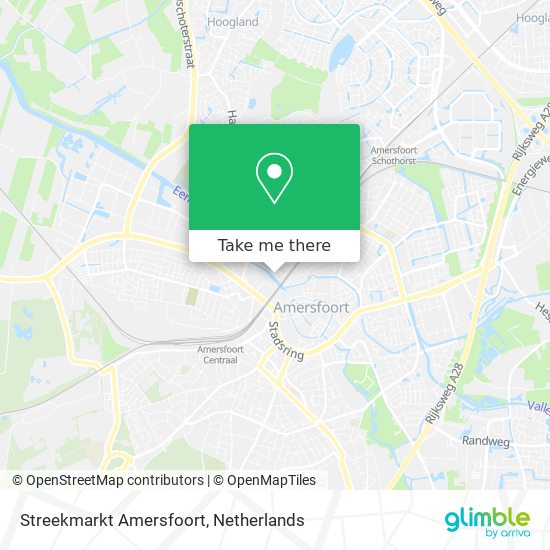 Streekmarkt Amersfoort Karte