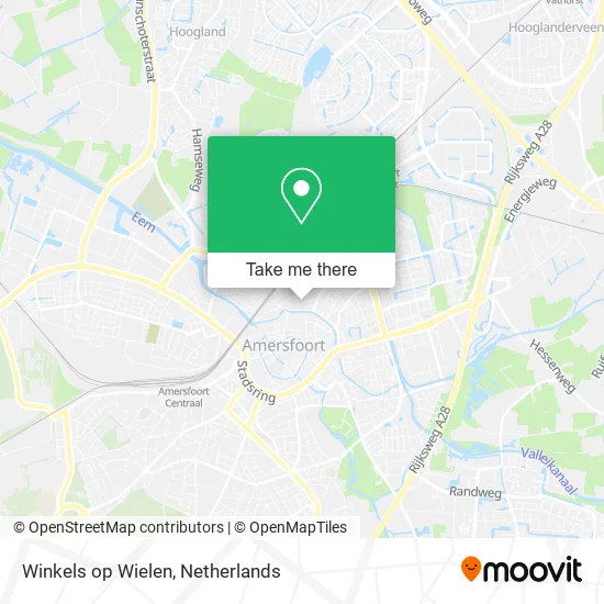Winkels op Wielen map