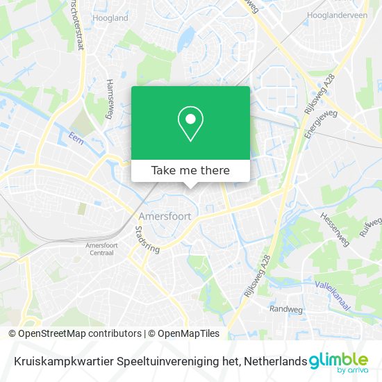 Kruiskampkwartier Speeltuinvereniging het map