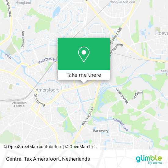 Central Tax Amersfoort map