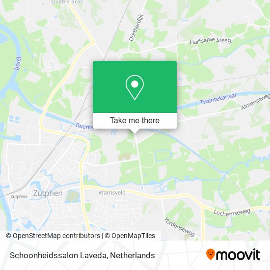 Schoonheidssalon Laveda map