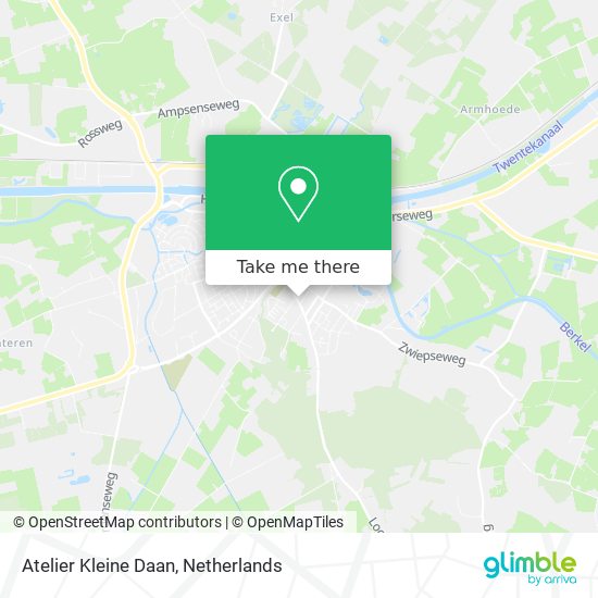 Atelier Kleine Daan map