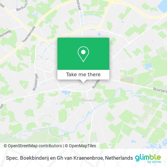 Spec. Boekbinderij en Gh van Kraenenbroe map