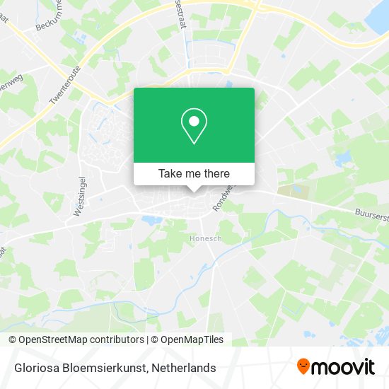 Gloriosa Bloemsierkunst map