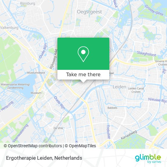 Ergotherapie Leiden map