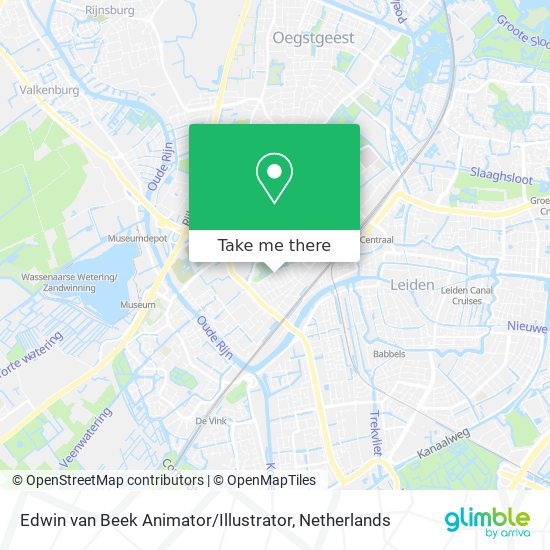 Edwin van Beek Animator / Illustrator map