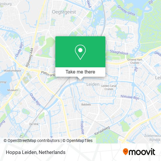 Hoppa Leiden map