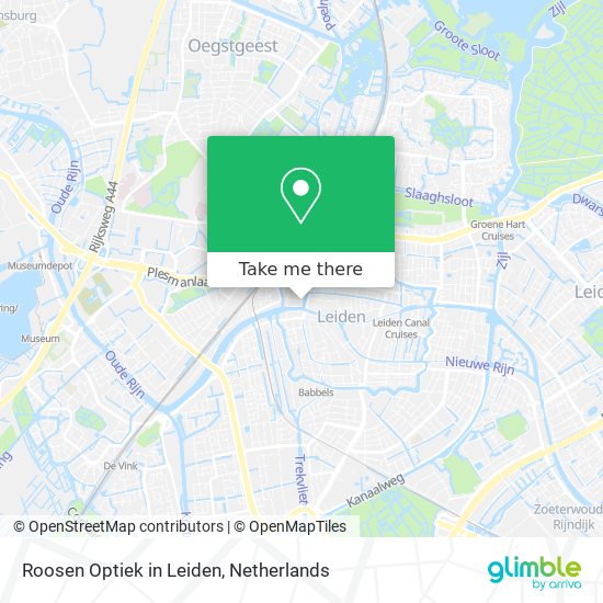 Roosen Optiek in Leiden map