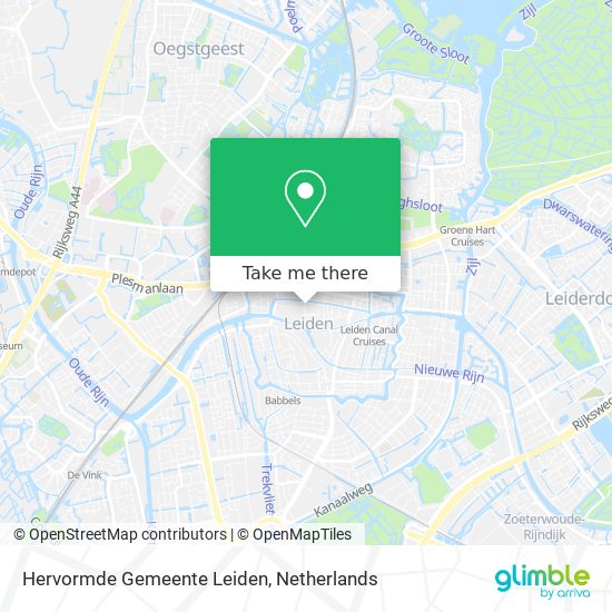 Hervormde Gemeente Leiden Karte