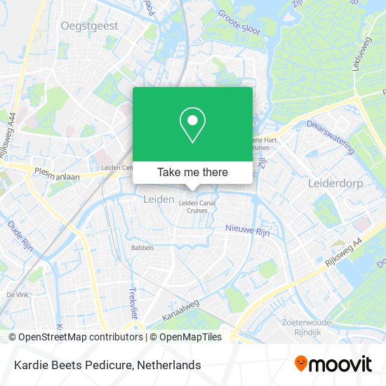 Kardie Beets Pedicure map