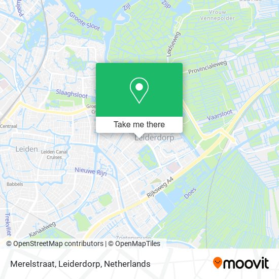 Merelstraat, Leiderdorp map