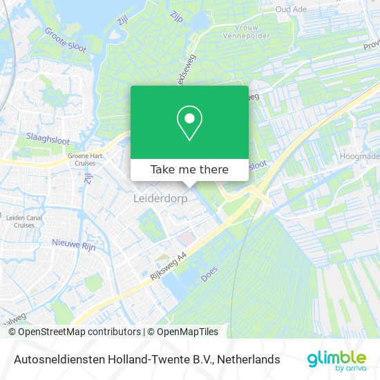 Autosneldiensten Holland-Twente B.V. Karte