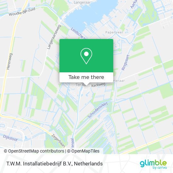 T.W.M. Installatiebedrijf B.V. Karte