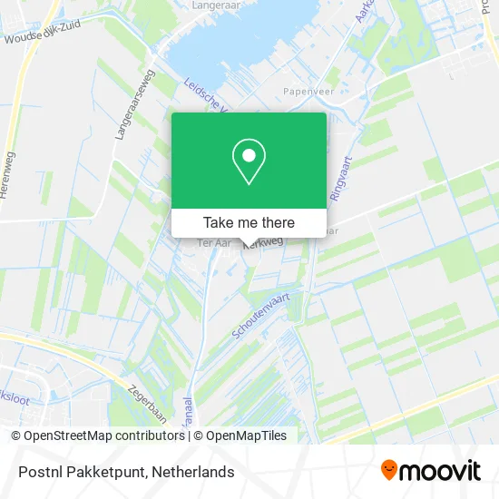 Postnl Pakketpunt map