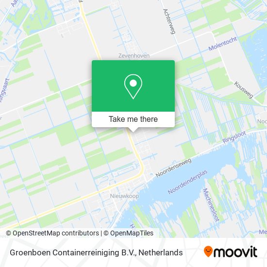 Groenboen Containerreiniging B.V. Karte