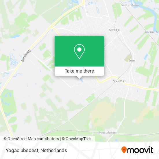 Yogaclubsoest map
