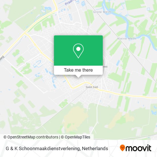 G & K Schoonmaakdienstverlening map