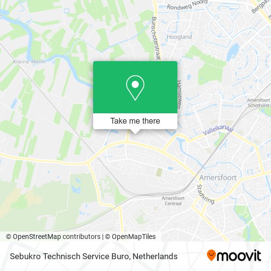 Sebukro Technisch Service Buro map