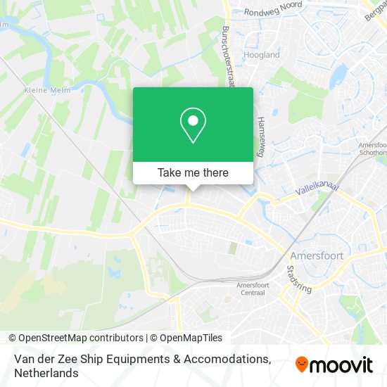 Van der Zee Ship Equipments & Accomodations Karte