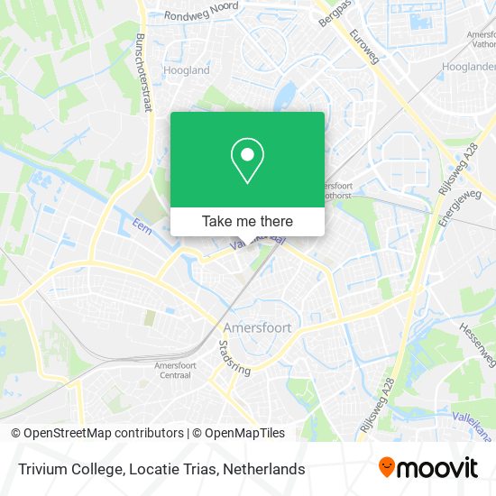 Trivium College, Locatie Trias Karte