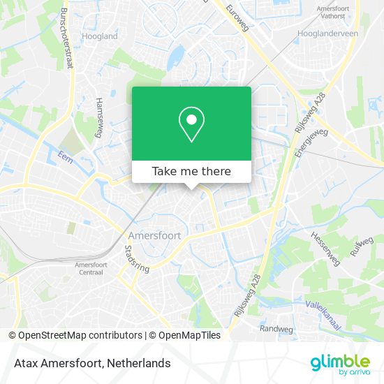 Atax Amersfoort map