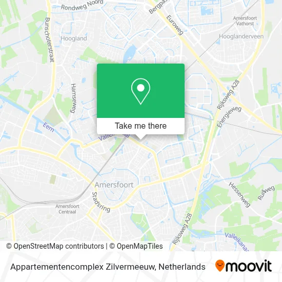 Appartementencomplex Zilvermeeuw map