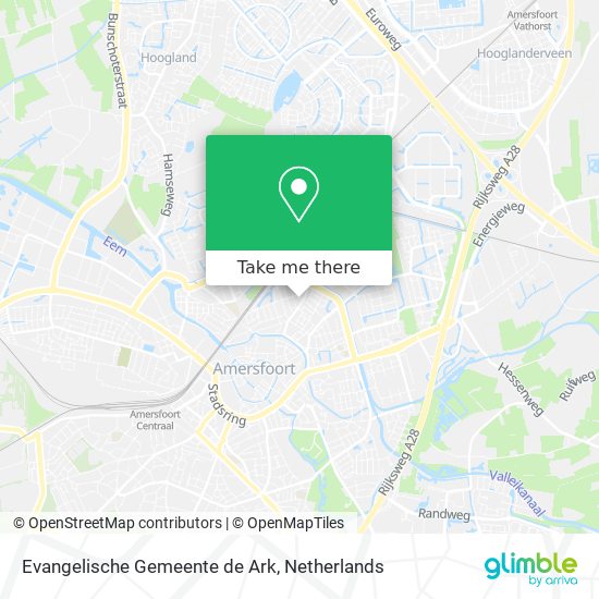 Evangelische Gemeente de Ark map