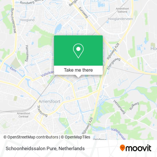 Schoonheidssalon Pure map