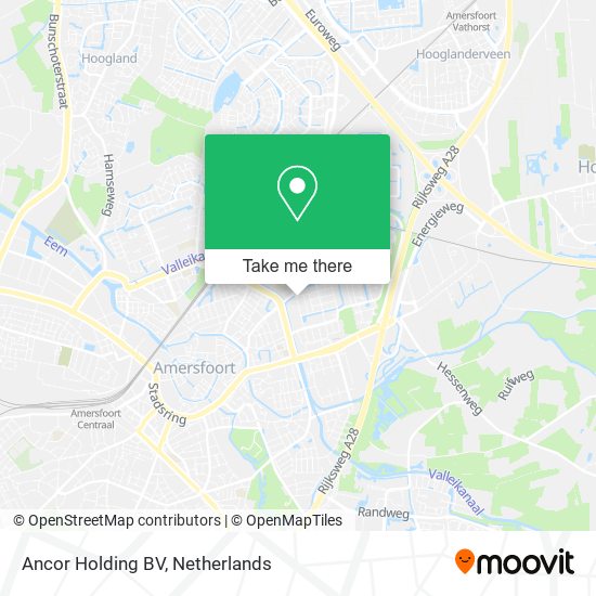 Ancor Holding BV map