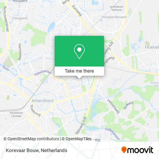 Korevaar Bouw map