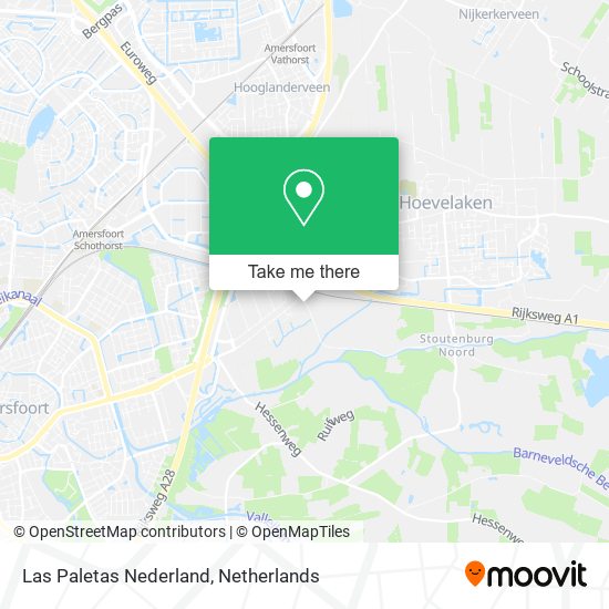 Las Paletas Nederland map